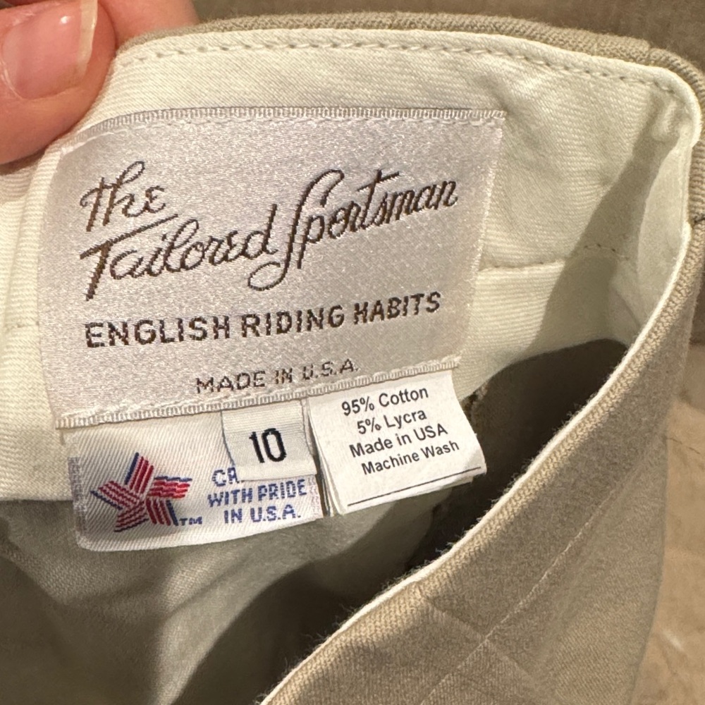 The Tailored Sportsman Beige Riding Breeches